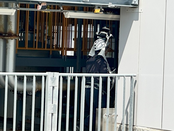 NavVis VLX3 計測時 NavVis VLX3 計測時