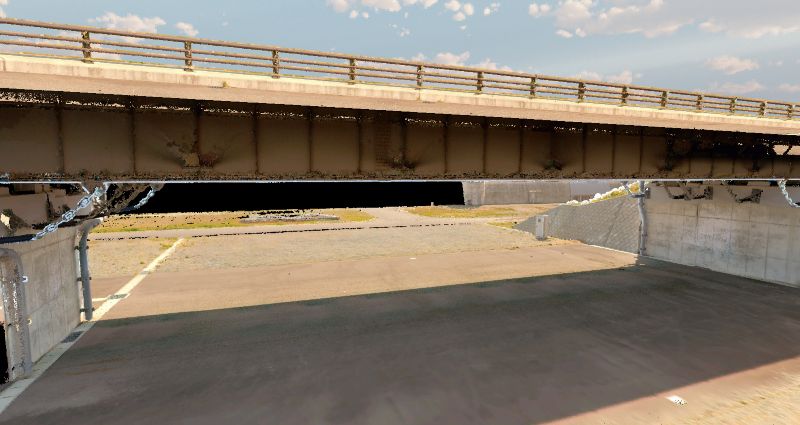 NavVis VLX3 橋梁点群 NavVis VLX3 橋梁点群